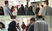 بازدید معاون محترم توسعه، مدیر محترم بودجه دانشگاه به همراه رئیس اداره مامایی معاونت درمان از بلوک زایمان بیمارستان علی ابن ابیطالب(ع)