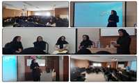 کارگاه اموزشی اهمیت نقش ماما در مرگ و میر مادران در بیمارستان علی ابن ابیطالب. 
