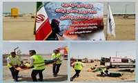 حضور اورژانس 115 زاهدان در اولین مانور سراسری اطفاء حریق و امداد و نجات شهرک صنعتی زاهدان