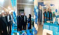 غرفه ی دفتر مامایی معاونت درمان  در حاشیه ی همایش نقش روحانیت و حاکمیت در راتقاء سلامت مادران در زاهدان