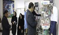 بازدید مدیر درمان دانشگاه از زایشگاه و NICU بیمارستان علی ابن ابیطالب (ع) زاهدان