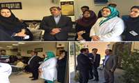 استمرار بازدیدهای اعضاء هیئت رئیسه و مدیران ستادی دانشگاه از بیمارستان های تابعه دانشگاه